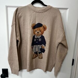 SHEIN Teddy Bear Sweater - Women’s Size Large - New without Tags
